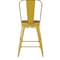 Flash Furniture 24" Yellow Metal Counter Stool-Teak Poly Seat CH-31320-24GB-YL-PL2T-GG - alternate 5